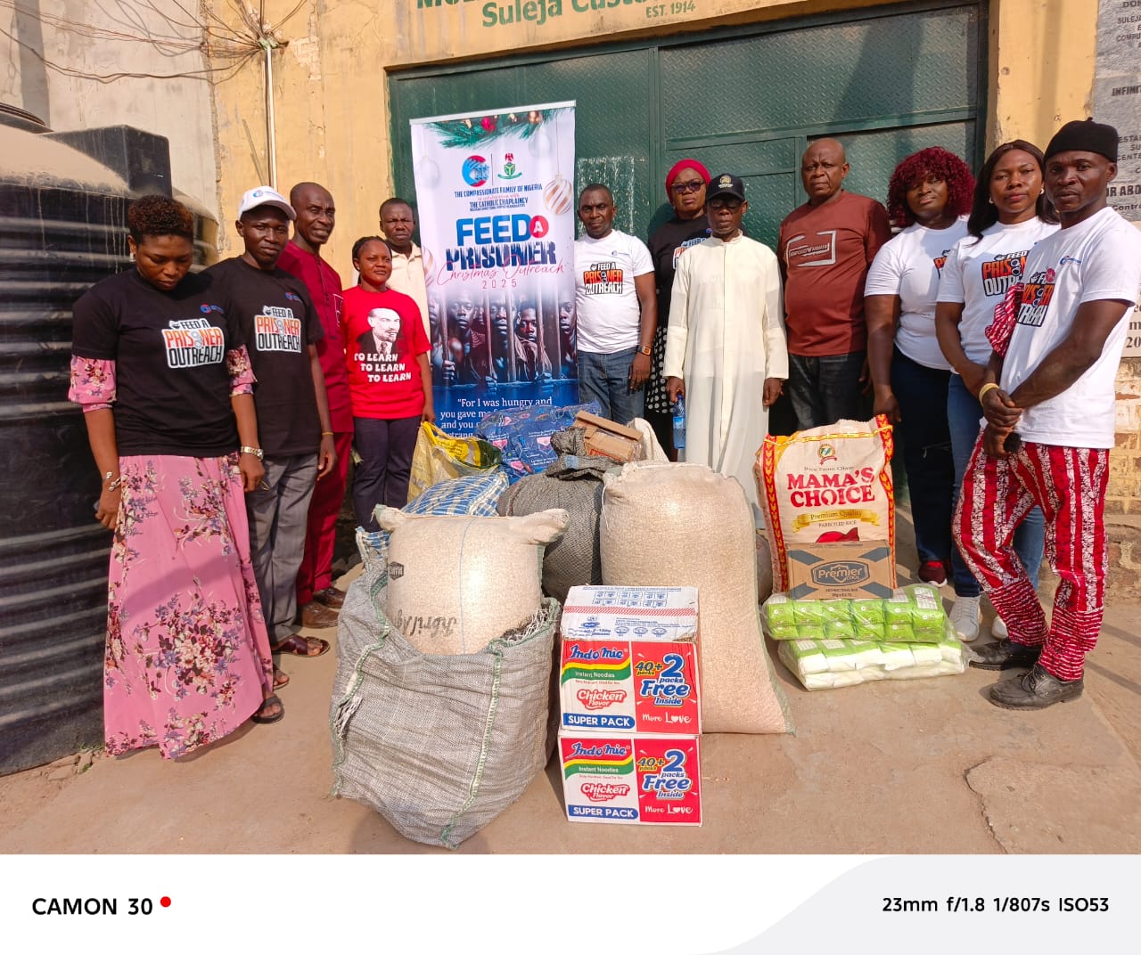 Feed a Prisoner outreach at Suleja custodial centre