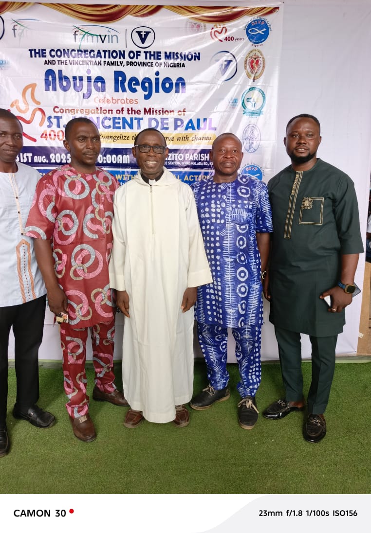 Vincentian leadership at a 400 years celebration in Abuja